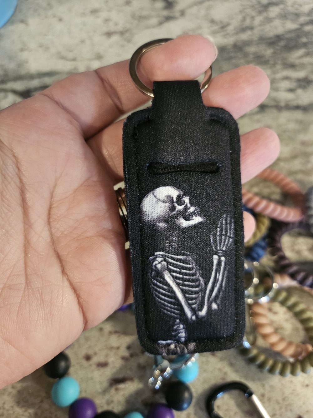 Mixed Keychain & Coil Keychain Set - Multicolor - Picture 3 of 7